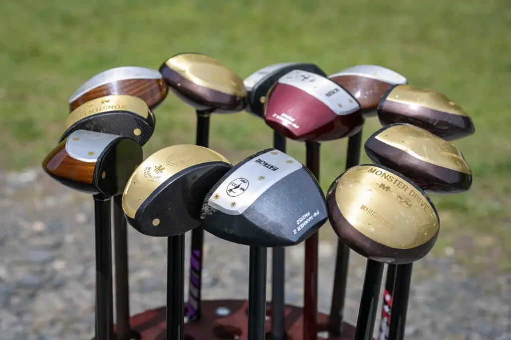 Park golf equipment, park golf clubs at 1Club Vernon, NJ, as a concept of how to play park golf.