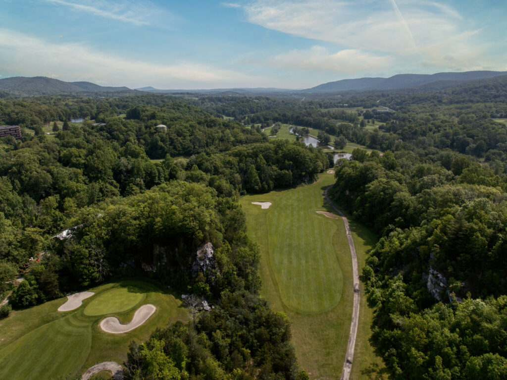 drone overview of Great Gorge domain