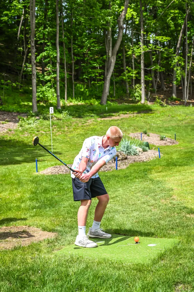 playing park golf in U.S.A. at Vernon, NJ, 1Club Vernon